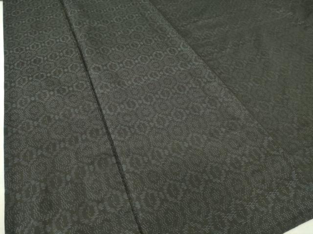 平和屋着物▽本場大島紬 単衣 亀甲繋ぎ 吉田織物謹製 証紙付き 正絹 逸品 DAAT9713az