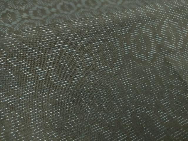 平和屋着物▽本場大島紬 単衣 亀甲繋ぎ 吉田織物謹製 証紙付き 正絹 逸品 DAAT9713az