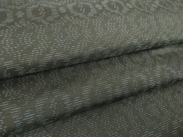 平和屋着物▽本場大島紬 単衣 亀甲繋ぎ 吉田織物謹製 証紙付き 正絹 逸品 DAAT9713az