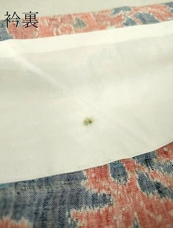 平和屋着物▽上質な紬 単衣 牡丹唐草文 正絹 逸品 DAAT9723az