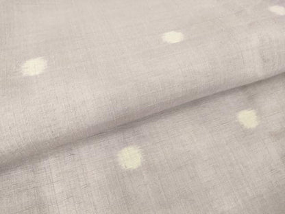 平和屋着物▽上質な紬 単衣 丸文 正絹 逸品 DAAT9730az