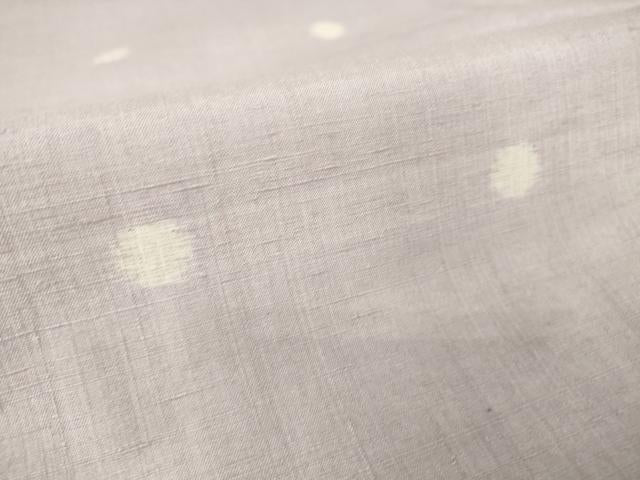 平和屋着物▽上質な紬 単衣 丸文 正絹 逸品 DAAT9730az