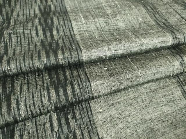 平和屋着物▽上質な紬 単衣 間道 正絹 逸品 DAAT9732az