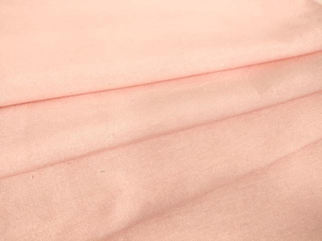 平和屋着物▽上質な紬 単衣 珊瑚色 正絹 逸品 DAAT9735az