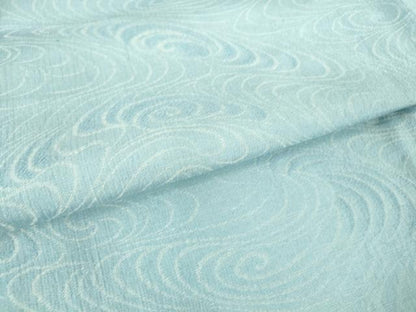 平和屋着物▽上質な紬　単衣　流水文　正絹　逸品　DAAT9737az