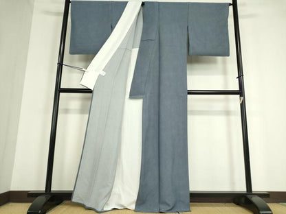 平和屋着物▽江戸小紋 単衣 鮫小紋柄 正絹 逸品 DAAT9740az