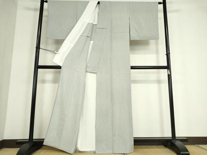 平和屋着物▽上質な小紋 単衣 霞箔散らし 金彩 正絹 逸品 DAAT9743az