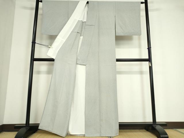 平和屋着物▽上質な小紋 単衣 霞箔散らし 金彩 正絹 逸品 DAAT9743az
