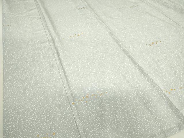 平和屋着物▽上質な小紋 単衣 霞箔散らし 金彩 正絹 逸品 DAAT9743az