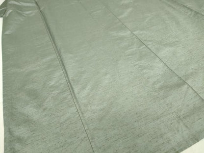 平和屋着物▽男性 紬 単衣 霞文 深川鼠色 正絹 逸品 DAAT9827az