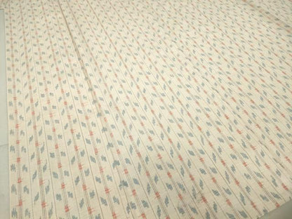 平和屋着物▽上質な紬 単衣 絣間道 正絹 逸品 DAAT9841az
