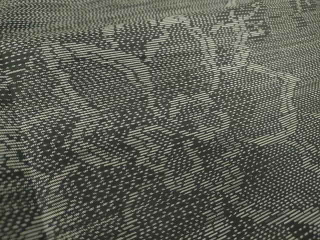 平和屋着物▽本場大島紬 単衣 草花文 正絹 逸品 DAAT9847az