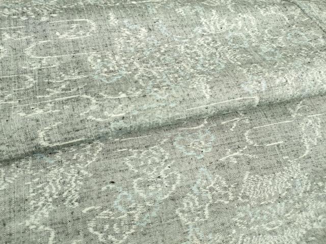 平和屋着物▽上質な紬　単衣　風景文　正絹　逸品　DAAT9864az