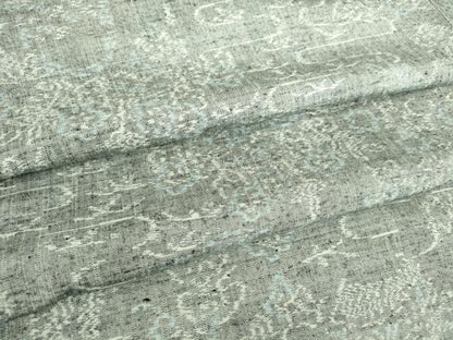 平和屋着物▽上質な紬　単衣　風景文　正絹　逸品　DAAT9864az
