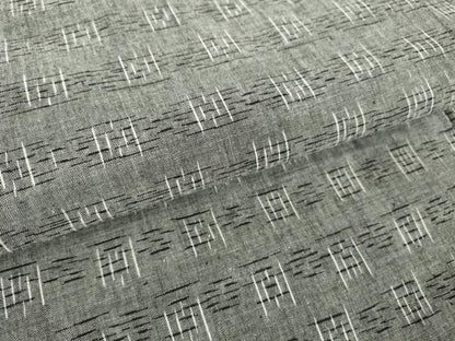 平和屋着物▽上質な紬 単衣 絣文 正絹 逸品 DAAT9866az
