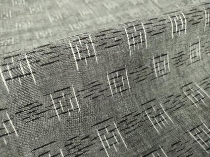 平和屋着物▽上質な紬 単衣 絣文 正絹 逸品 DAAT9866az