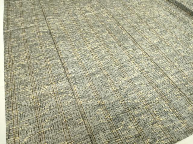 平和屋着物▽上質な紬 単衣 霞文 正絹 逸品 DAAT9887az