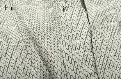 平和屋着物▽江戸小紋 単衣 網目文 正絹 逸品 DAAT9895az