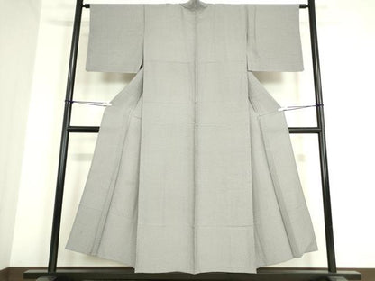 平和屋着物▽江戸小紋 単衣 網目文 正絹 逸品 DAAT9895az