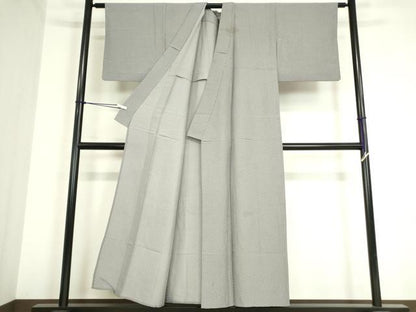 平和屋着物▽江戸小紋 単衣 網目文 正絹 逸品 DAAT9895az