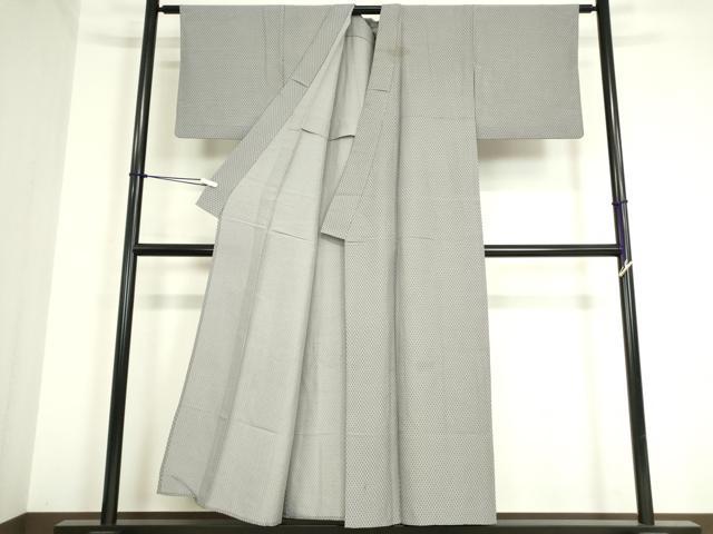 平和屋着物▽江戸小紋 単衣 網目文 正絹 逸品 DAAT9895az