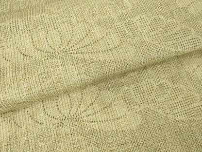平和屋着物▽上質な紬 単衣 裏菊 正絹 逸品 DAAT9898az
