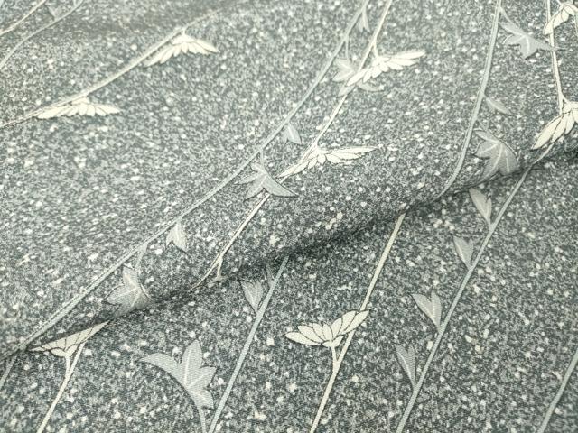 平和屋着物▽上質な小紋　単衣　たたき染め　裏菊　正絹　逸品　DAAT9919az