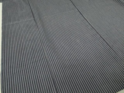 平和屋着物▽男性　小紋　単衣　縞　鈴乃屋扱い　綿　逸品　DAAT9926az