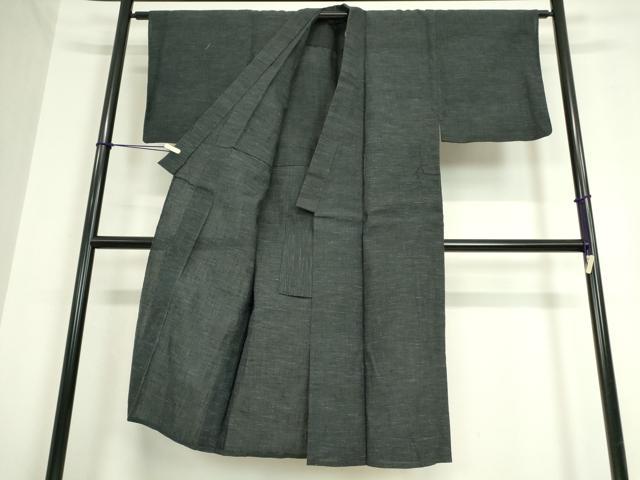 平和屋着物▽男性　紬　単衣　霞文　正絹　逸品　DAAT9927az