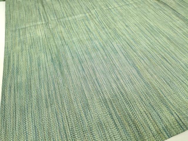 平和屋着物▽上質な紬 単衣 縞 正絹 逸品 DAAT9931az