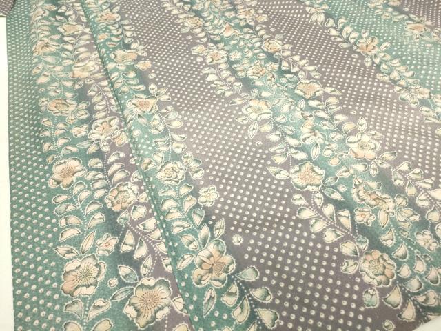平和屋着物▽小紋　単衣　辻が花　洗える着物　DAAT9937az