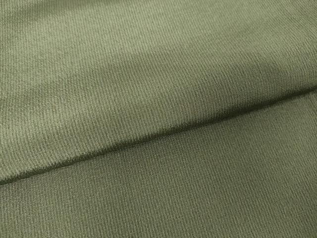 平和屋着物▽男性 お召 単衣 縞 深川鼠色 正絹 逸品 DAAT9941az