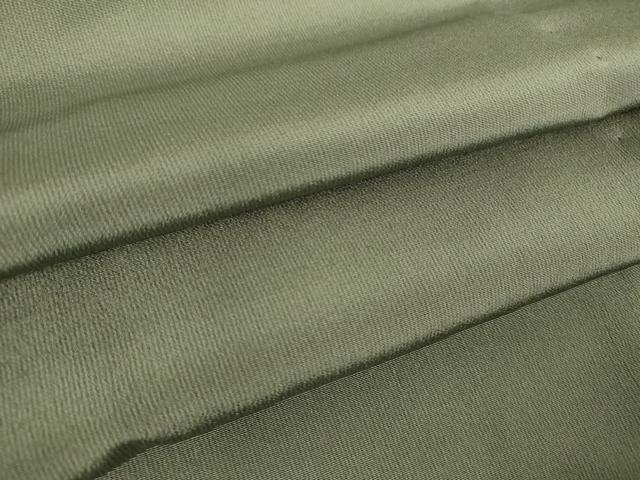平和屋着物▽男性 お召 単衣 縞 深川鼠色 正絹 逸品 DAAT9941az