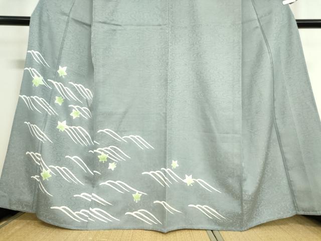 平和屋着物▽洗える最高級着物 ＜英＞はなぶさ謹製 訪問着 単衣 竜田川 DAAT9944az
