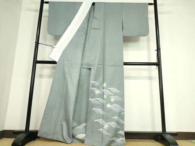 平和屋着物▽洗える最高級着物 ＜英＞はなぶさ謹製 訪問着 単衣 竜田川 DAAT9944az