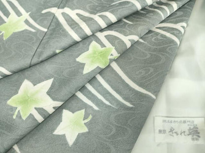 平和屋着物▽洗える最高級着物 ＜英＞はなぶさ謹製 訪問着 単衣 竜田川 DAAT9944az