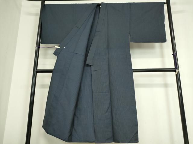 平和屋着物▽男性 紬 単衣 縞 正絹 逸品 DAAT9946az