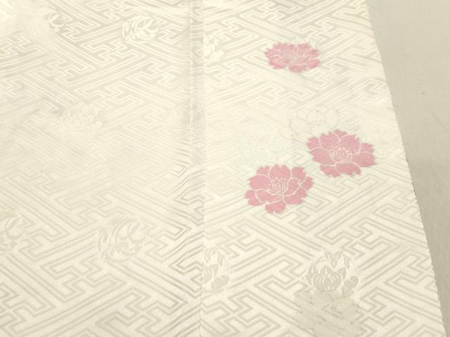 平和屋着物●豪華振袖 駒刺繍 枝桜文 金彩 正絹 逸品 DAAU0592tw
