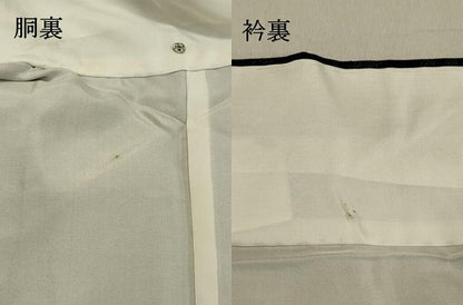 平和屋着物●結城紬　100亀甲　流水雲取り風景文　正絹　逸品　未使用　DAAU0623tw