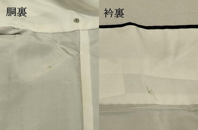 平和屋着物●結城紬　100亀甲　流水雲取り風景文　正絹　逸品　未使用　DAAU0623tw