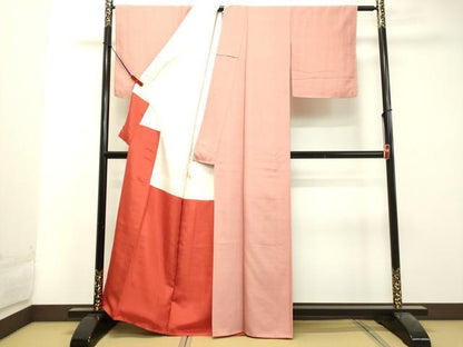 平和屋着物●江戸小紋　鮫小紋柄　正絹　逸品　DAAU0634tw