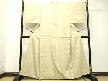平和屋着物●結城紬　蒸栗色　正絹　逸品　DAAU0674tw