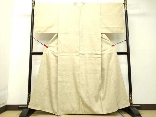 平和屋着物●結城紬　蒸栗色　正絹　逸品　DAAU0674tw