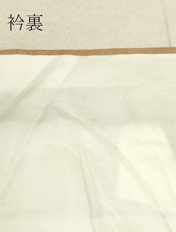 平和屋着物●訪問着 紬地 手描き 草花文 暈し染め 正絹 逸品 DAAU0676tw