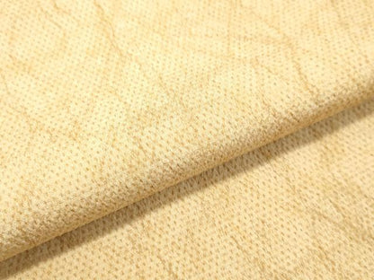 平和屋着物●白鷹お召 蚊絣 霞文 鬼しぼ縮緬 正絹 逸品 DAAU0690tw