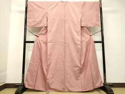 平和屋着物●上質な紬　霞文　正絹　逸品　DAAU0708tw
