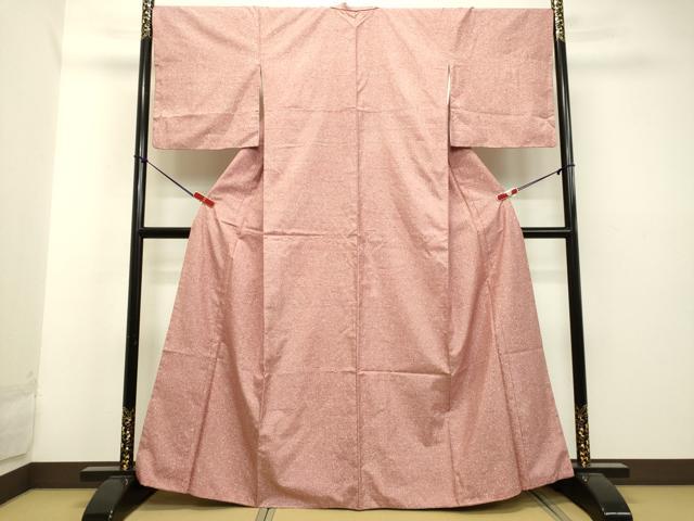 平和屋着物●上質な紬　霞文　正絹　逸品　DAAU0708tw