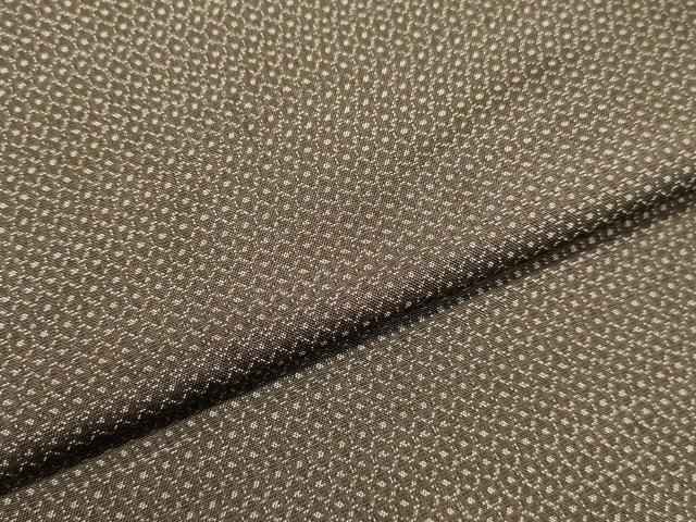 平和屋着物●男性 本場大島紬 アンサンブル 80亀甲 総詰め 正絹 逸品 DAAU0712tw