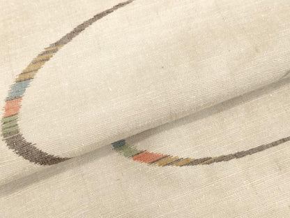 平和屋着物●上質な紬 抽象文様 正絹 逸品 DAAU0750tw