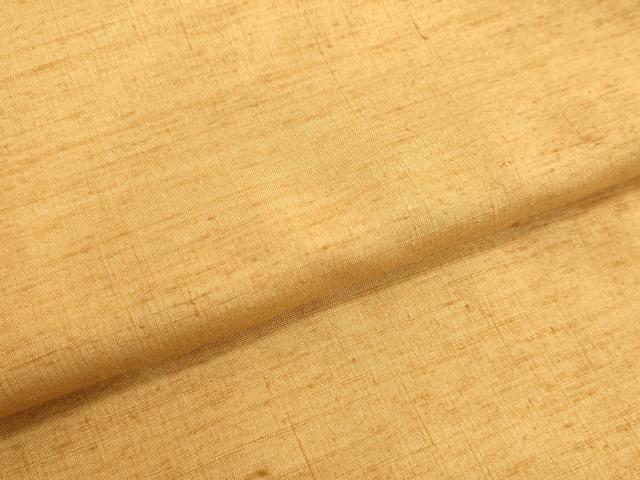 平和屋着物●上質な紬 杏色 正絹 逸品 DAAU0793tw
